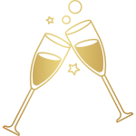 invitacion-digital-cumple-black-and-gold-icono-dorado-compas-brindando