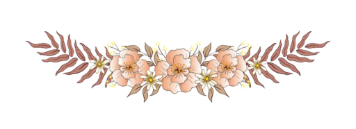 invitacion-digital-XV-classic-rose-flores-horizontales-curva-con-hojas-rosadas