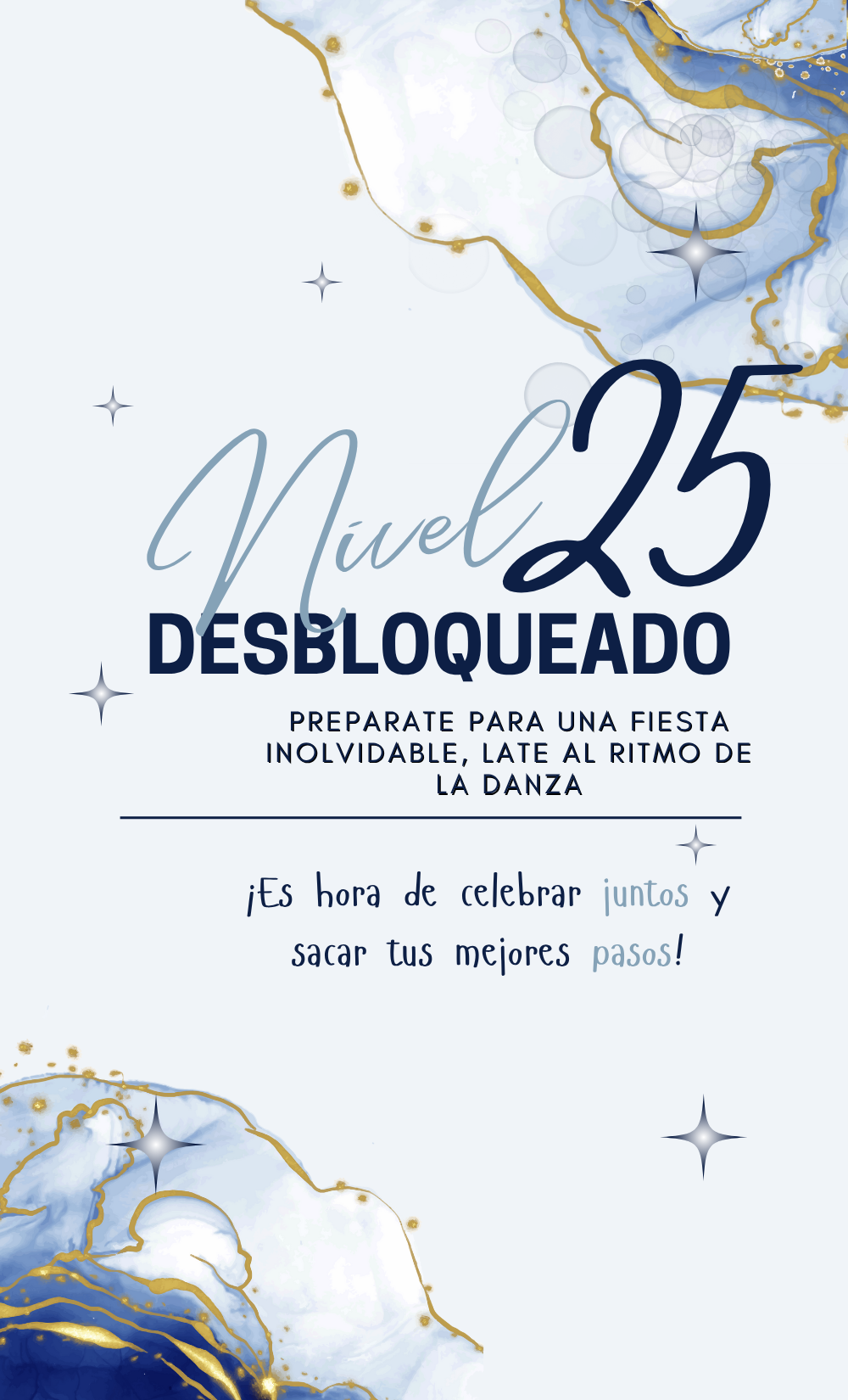 invitacion-digital-cumple-blue-dance-diseno-vertical-con-texto-nivel-25-desbloqueado