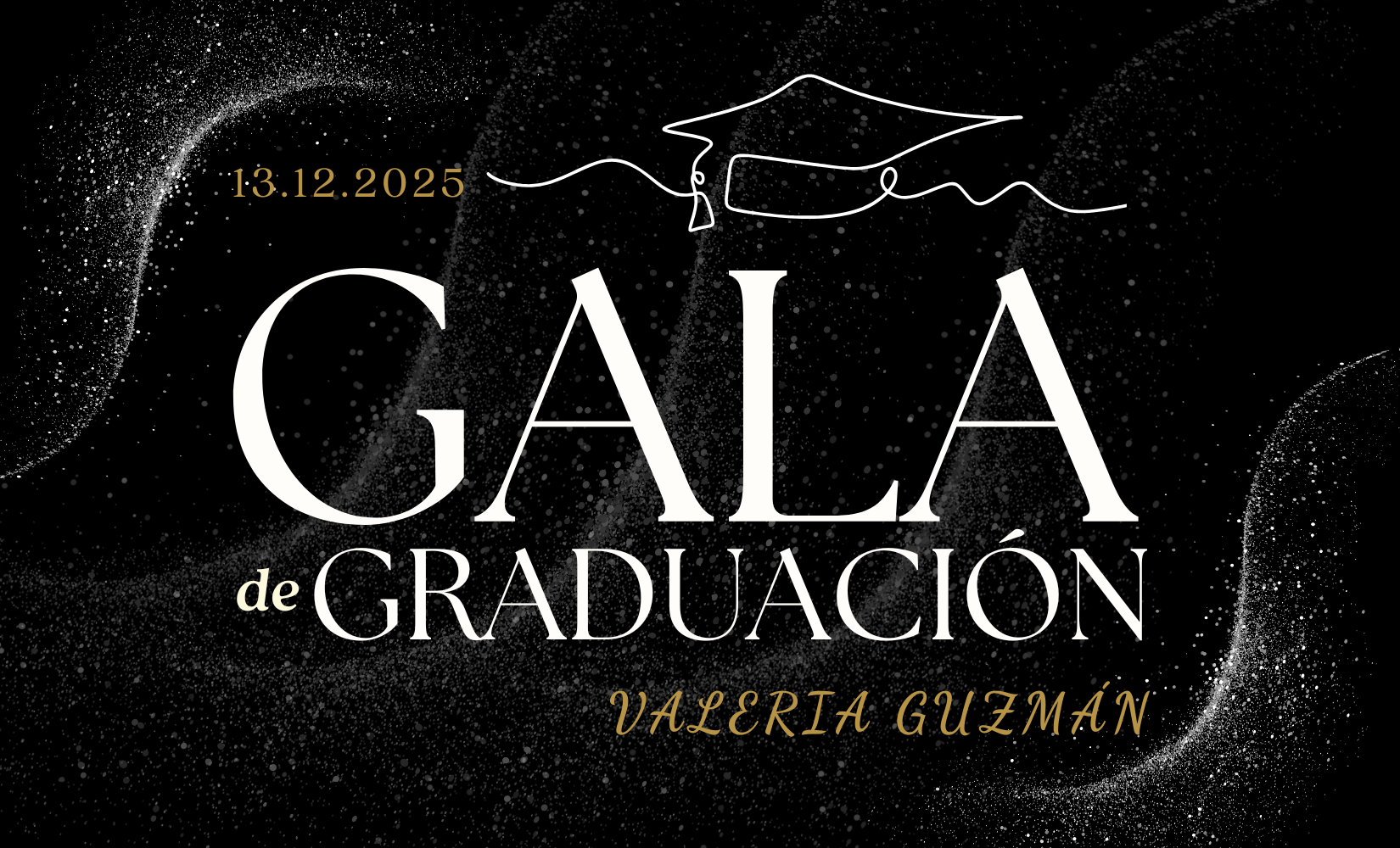 invitacion-digital-gradua-black-and-gold-diseno-fondo-negro-detalles-blanco-y-dorado-texto-gala-de-graduacion