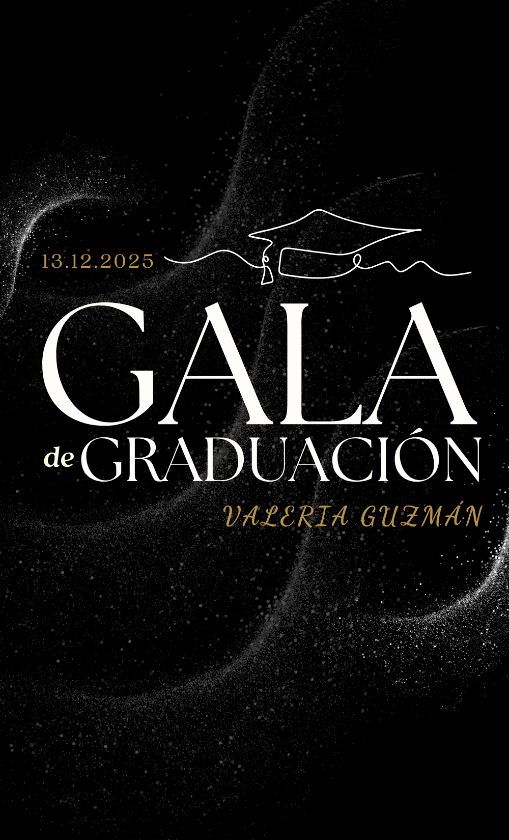 invitacion-digital-gradua-black-and-gold-diseno-vertical-fondo-negro-detalles-blanco-y-dorado-texto-gala-de-graduacion