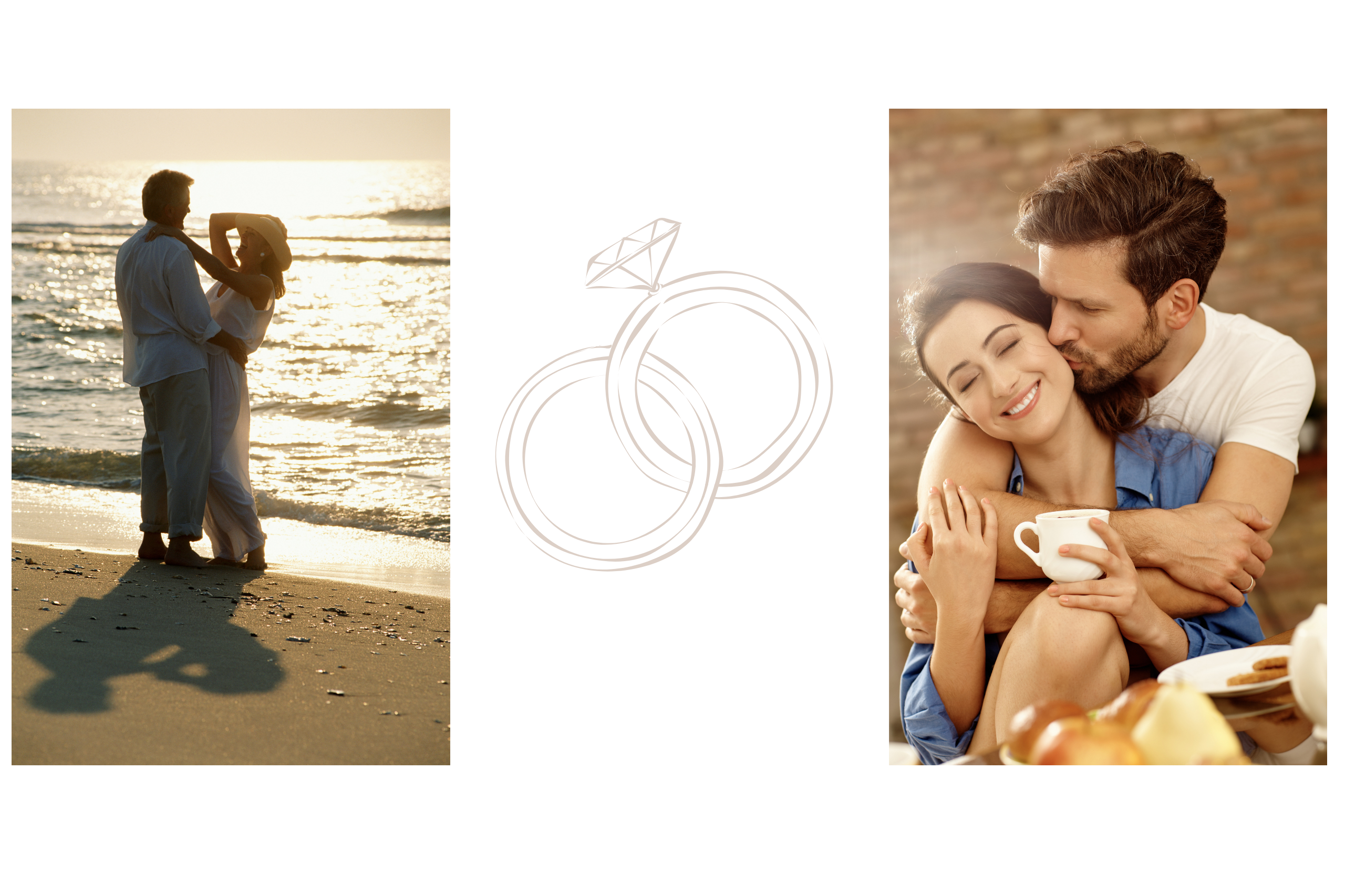 invitacion-digital-boda-rose-pink-foto-pareja-playa-abrazados-atardecer-foto-pareja-beso-abrazados-taza-de-cafe