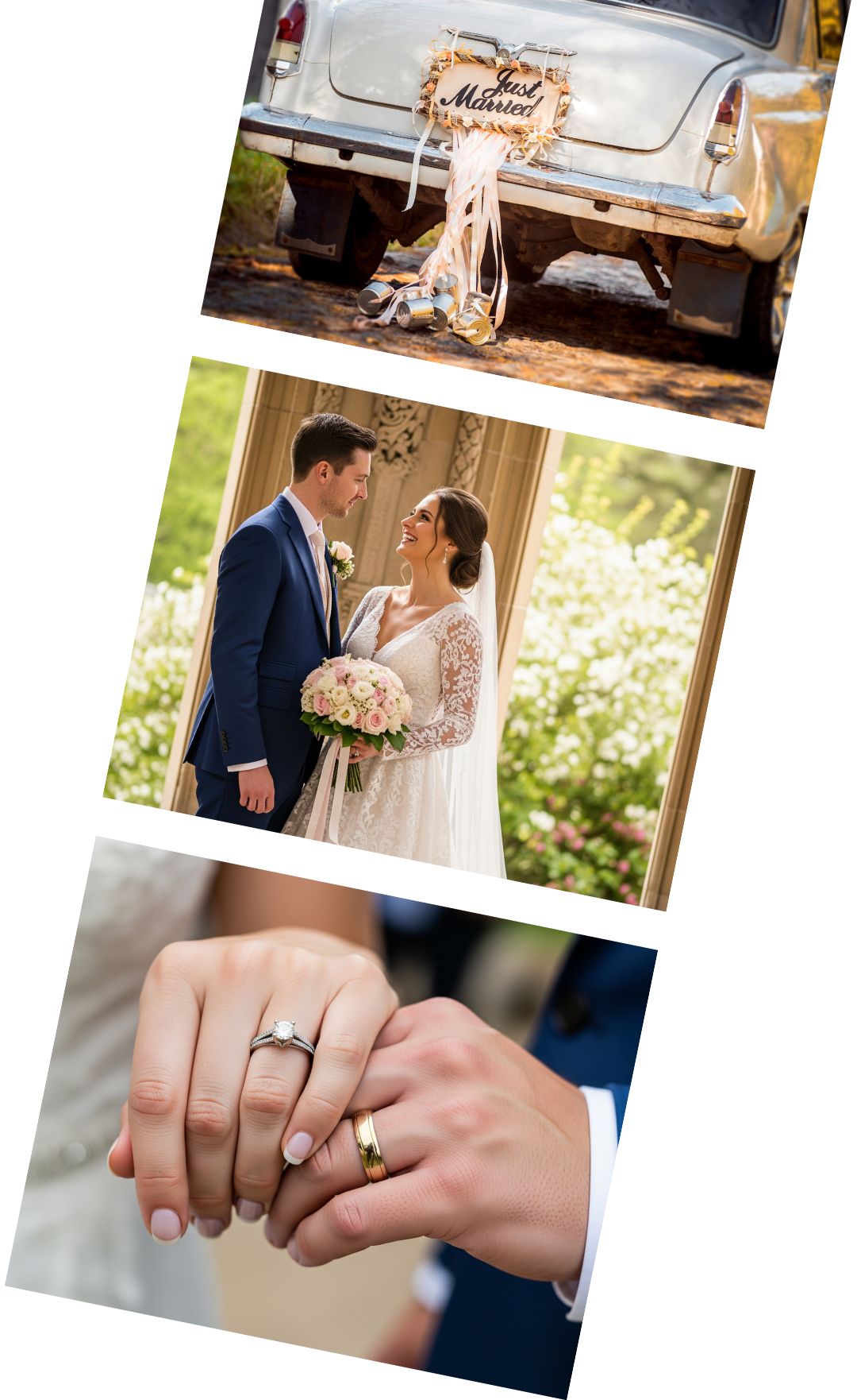 in-boda-garden-carrete-con-tres-fotografias-carro-pareja-y-anillos.jpg
