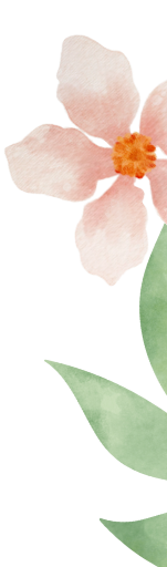 invitacion-digital-bshower-rose-flor-rosada-vertical-hojas-verdes-abajo