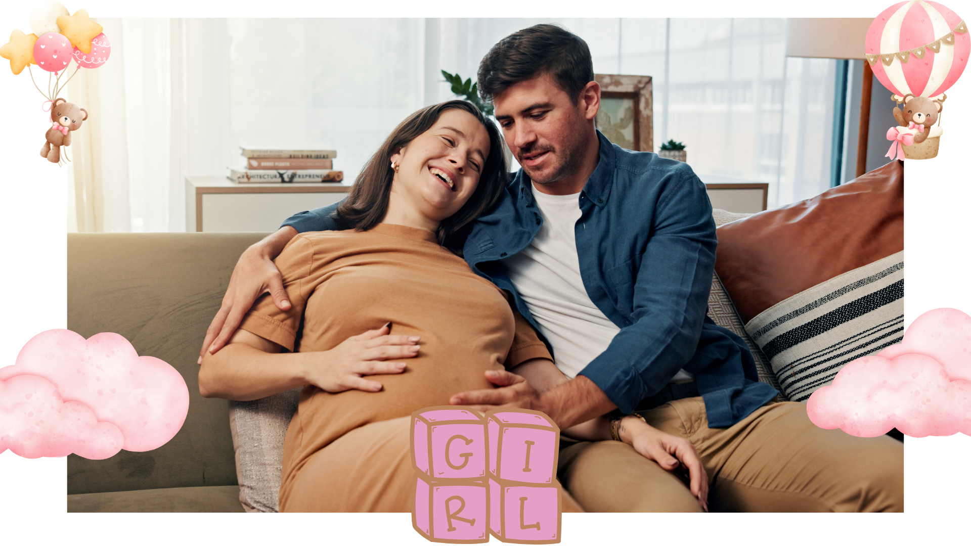 invitacion-digital-bshower-rose-foto-pareja-mujer-embarazada-ositos-nubes-rosadas