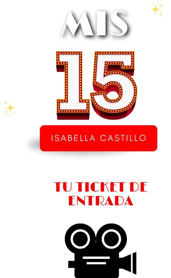 invitacion-digital-XV-hollywood-texto-mis-15-con-camara-inferior