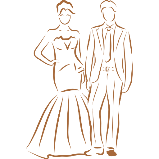 invitacion-digital-boda-promesa-jardin-secreto-icono-diseno-pareja-esposos-contorno-bronce-fondo-transparente