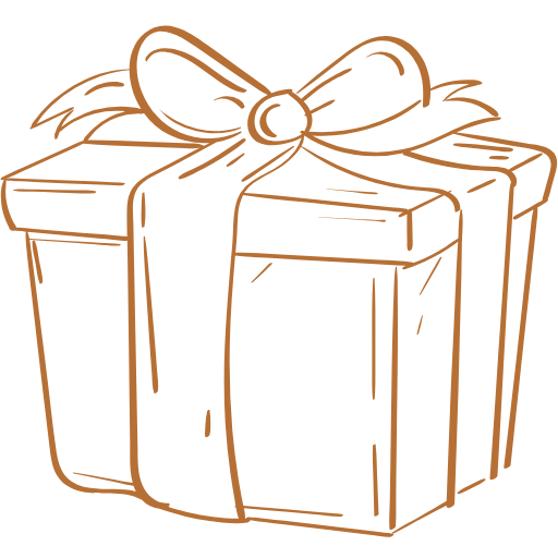 invitacion-digital-boda-promesa-jardin-secreto-icono-regalo-contorno-bronce-fondo-transparente