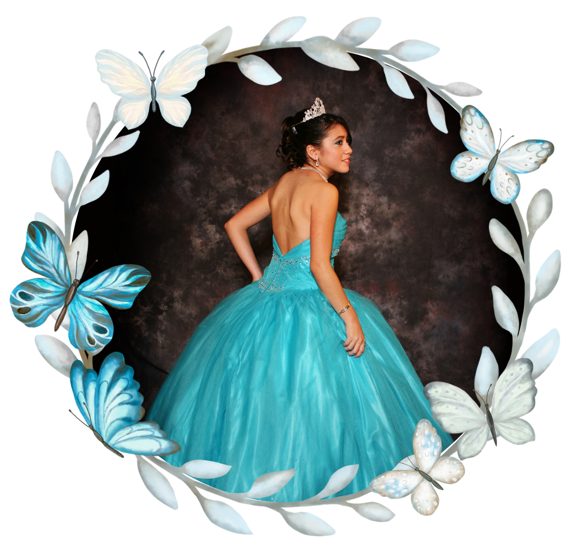invitacion-digital-xv-princesa-mariposa-fotografia-circular-quinceanera-marco-mariposas-1