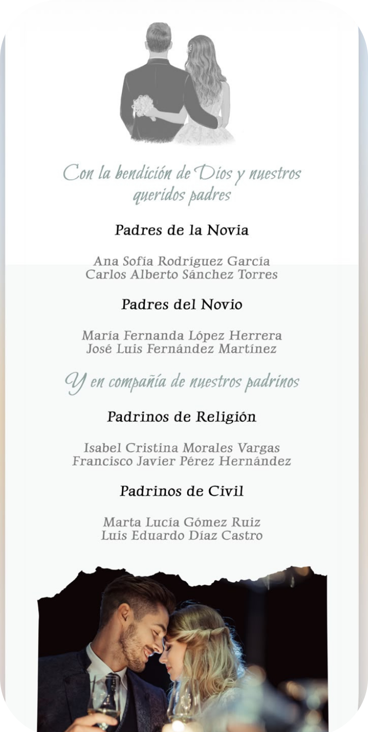 Invitación Armonia