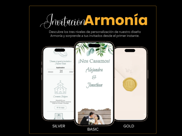Invitación Armonia
