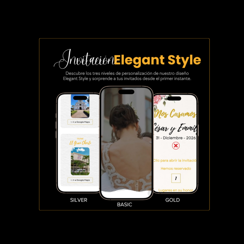 Invitación Elegant Style