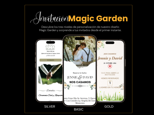 Invitación Magic Garden